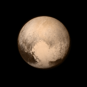 Pluto as seen by the New Horizons spacecraft on its flyby of the planet, Pluto. Image Credit: NASA
