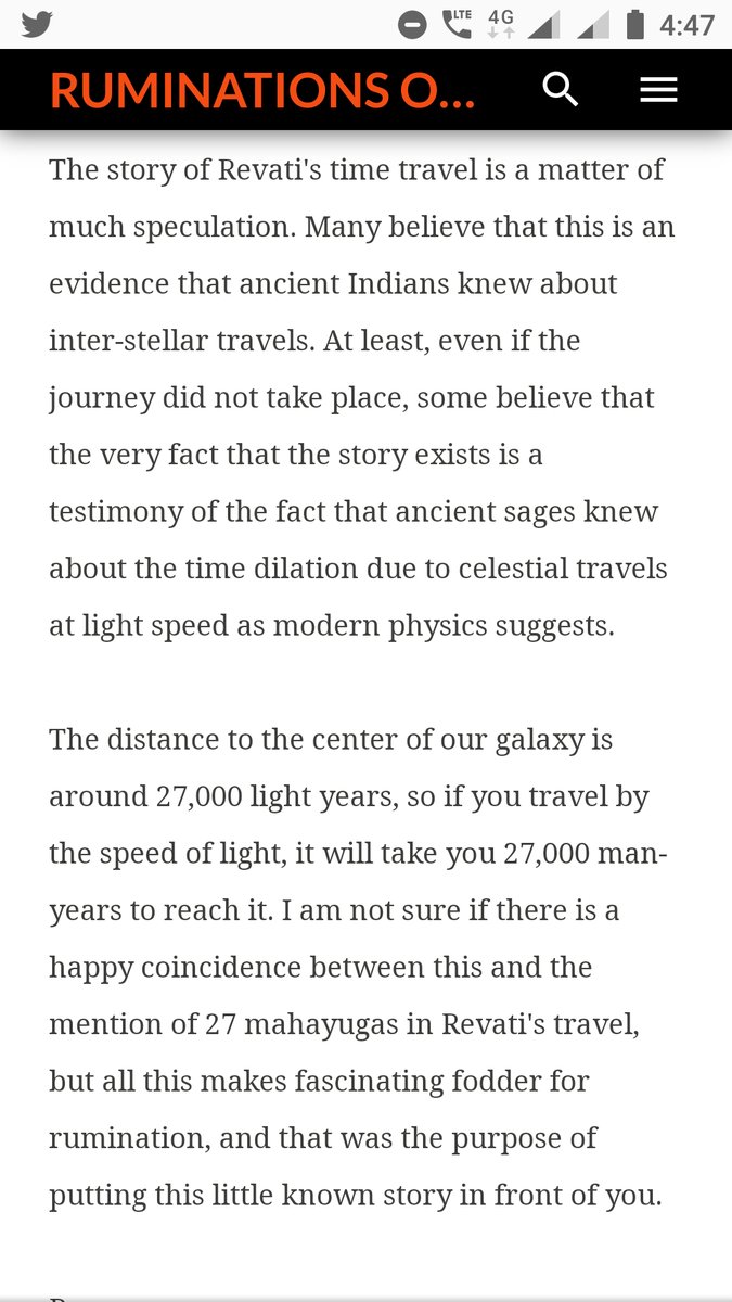 Revati Time Traveller